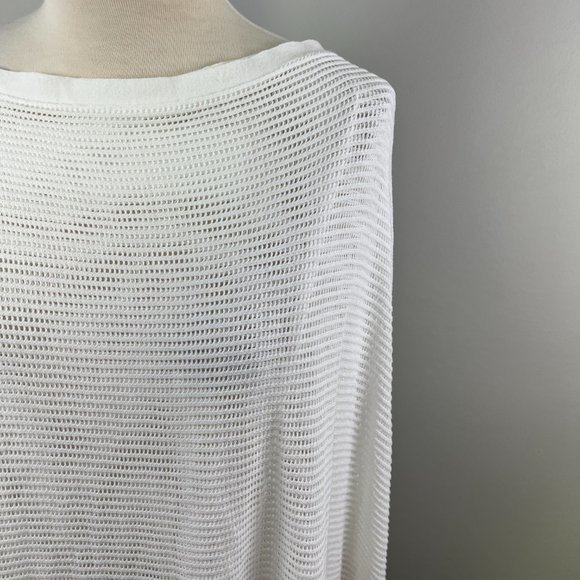 NWOT NORDSTROM Mesh Open Cardigan in Ivory Cloud‎ (M/L) - Picture 4 of 10